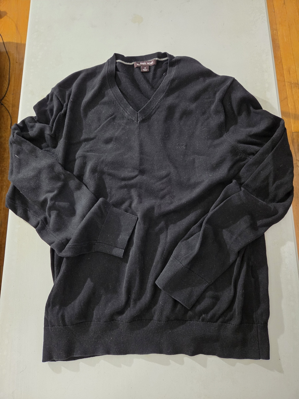 Michael Kors Men’s Black V-Neck Sweater